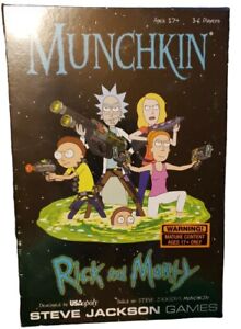 Munchkin: Rick and Morty - Steve Jackson Games Board Game New!  3-6 Players