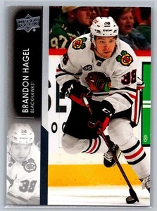 2021-22 Upper Deck #291 Brandon Hagel Chicago Blackhawks - Imagen 1 de 2