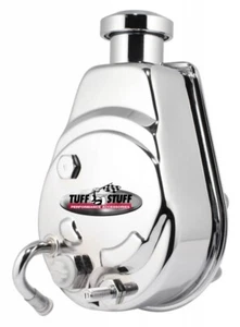 Tuff Stuff 6176A Saginaw Style Power Steering Pump Universal 1200 PSI Chrome - Picture 1 of 2