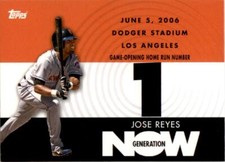 2007 Topps Generation Now #GN516 Jose Reyes New York Mets