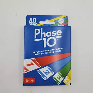Juego de Cartas Fase 10 de Mattel (110 cartas, 2-6 jugadores, edades 7+, 2022) - Imagen 1 de 5