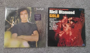 Lot of 2 NEIL DIAMOND Lps, Heartlight, Columbia QC38359, Gold, UNI 73084, 33 rpm - Picture 1 of 10