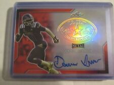 DONOVAN JOHNSON Penn State 2017 Leaf Army All-American RED Metal Autograph #2/5