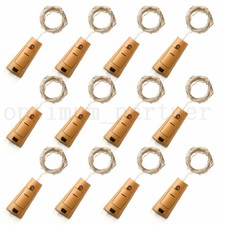 2M 20 LED Wine Bottle Fairy String Light Cork Starry Night Lamp for Xmas Wedding