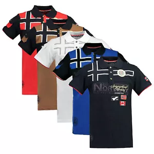 Polo GEOGRAPHICAL NORWAY maglia KARADOCK maniche corte T-shirt Uomo - Foto 1 di 12