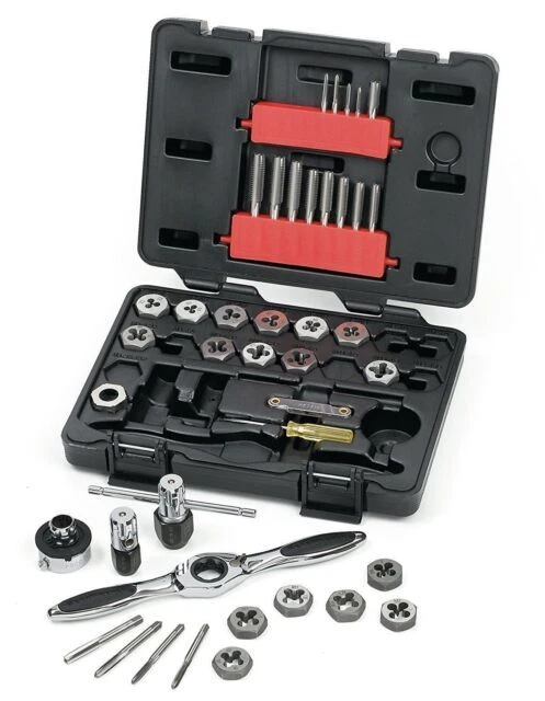 Gearwrench Metric Ratcheting Tap and Die Set - 42 Piece (3886)