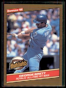 1986 Donruss Highlights George Brett Kansas City Royals #3