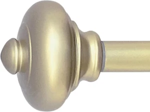 Decopolitan Burlingame 26-48 Inch Adjustable Curtain Rod Set, 5/8 Inch Diameter - Picture 1 of 12