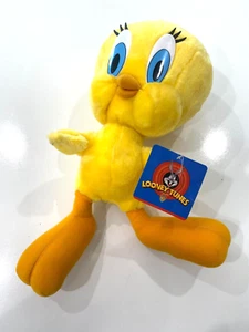 Peluche Tweety Bird Looney Tunes 1997 vintage nuovo gioco per gioco - Foto 1 di 13