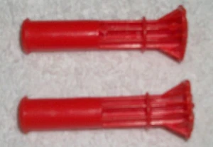 Vintage He-Man Masters of the Universe Original Parts Battle Ram Missiles (2) - Imagen 1 de 3