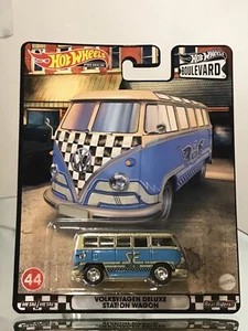 Hot Wheels ‘98 VOLKSWAGEN DELUXE STATION WAGON Boulevard Real Riders #44 - Picture 1 of 7