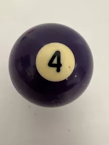 Vtg #4 Purple Single Individual Pool Ball Billiard 2 1/4” Replacement - Picture 1 of 3