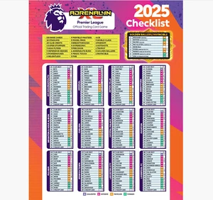 Panini Premier League Adrenalyn XL 2025 Trading Cards CRESTS & STADIUMS Free P&P - Picture 1 of 41