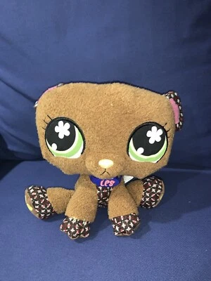Littlest Pet Shop LPS Brown Bear Plush Stuffed Animal 9” inches 2008 - Image 1 of 4
