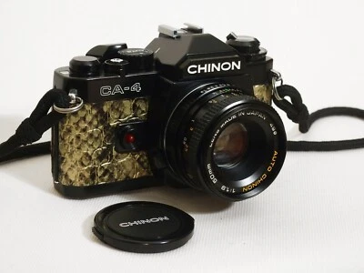 Chinon CA-4 customisé + Chinon f1.9-50mm - Excellente condition, joints neufs - Photo 1/4