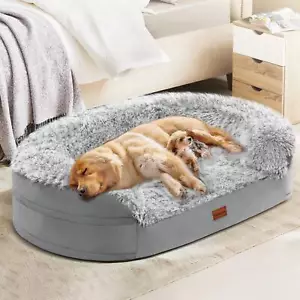 41.3x32.6x7in Ortho Dog Bed-Ultra Soft Egg Foam,Waterproof,for Large Senior Dogs - Picture 1 of 7