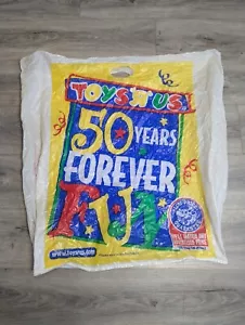 Toys R Us Vintage 24x29 Plastic Bag 50th Anniversary 1998 90s - Picture 1 of 7