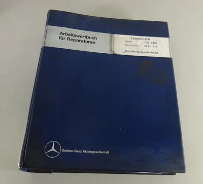 Arbeitswertbuch Arbeitsrichtzeiten Mercedes-Benz Camión Ligero Clase 709-1320 - Imagen 1 de 4