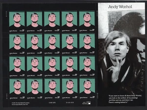 2002 US SC 3652 37c Andy Warhol, American Artist - Full Sheet 20 MNH S/A - Picture 1 of 2