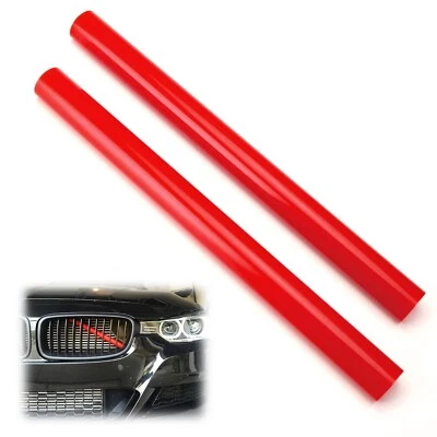 Grill Bar V Brace For BMW F48 F10 5 7 Series Front Grille Trim Strips Cover Red - Imagem 1 de 4