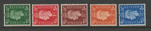 Great Britain 1937 Dark colours sideways watermark SG 462a-466a Mnh. - Picture 1 of 2