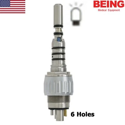 KAVO Multiflex LUX Estilo SER Dental LED Acoplamiento Rápido Fibra Óptica 6 Agujeros Foto 1 de 4