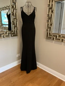 LULUS Mythical Kind of Love schwarzes Maxikleid**Spaghettiträger Gr. Medium*** - Bild 1 von 9
