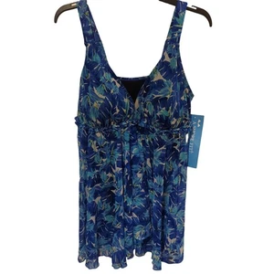 A Shore Fit Swim Dress, NWT, 18W - Picture 1 of 8