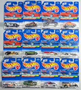 Hot Wheels 1998 Treasure Hunt Series Complete Full Set #1-12 New On Card  - Bild 1 von 15