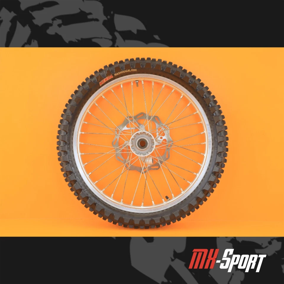 05-10 2009 TE450 TE 450 OEM Buje de rueda delantera Neumático Excel Conjunto de llanta Foto 1 de 4