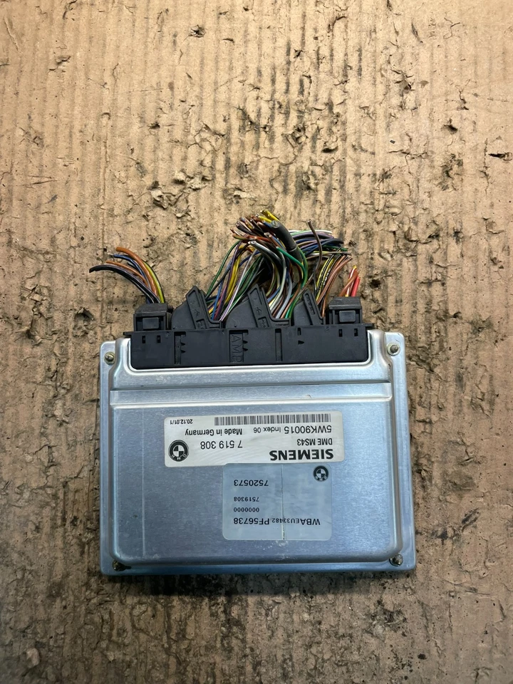 BMW 325i 2001 a 2003 ECU ECM módulo de control del motor computadora OEM V5439 DG Foto 1 de 4