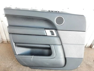 Range Rover Sport L494 Left Front Door Panel Trim Cover Card Black Leather - Image 1 of 4