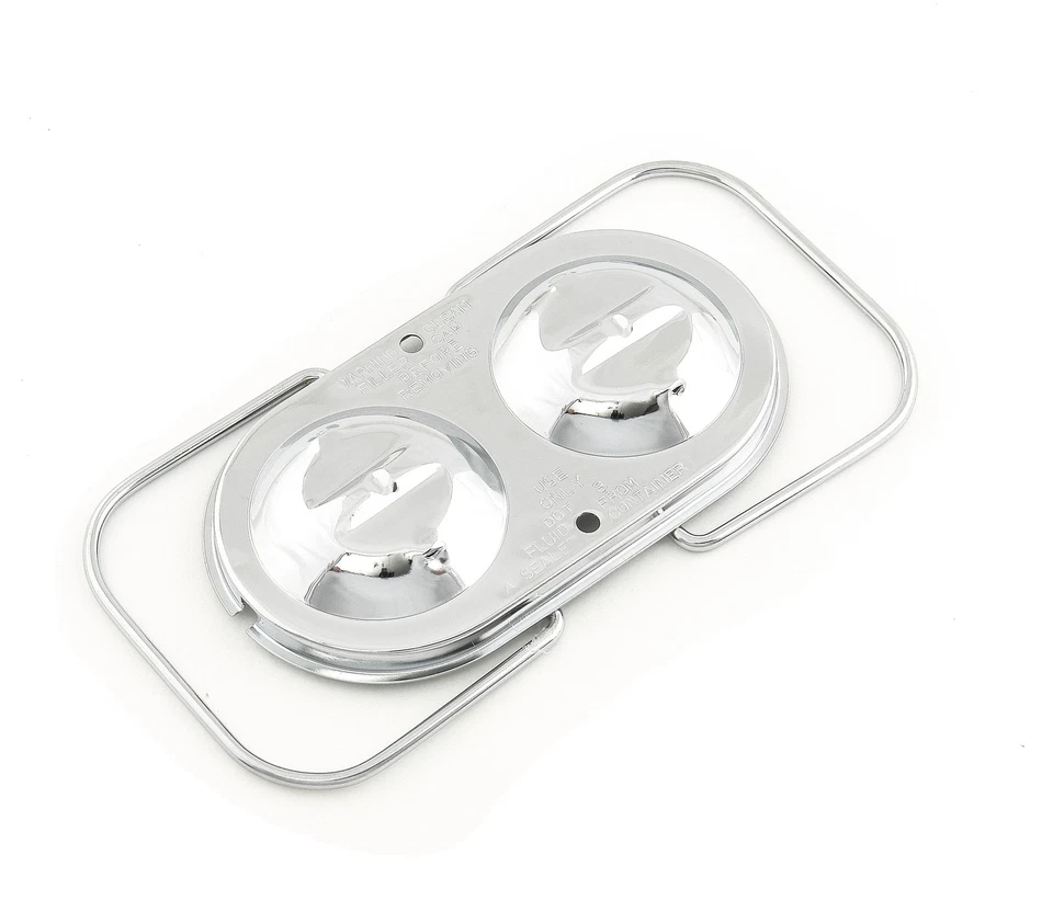 5273 Mr. Gasket Chrome Master Cylinder Cover - Image 1 of 1