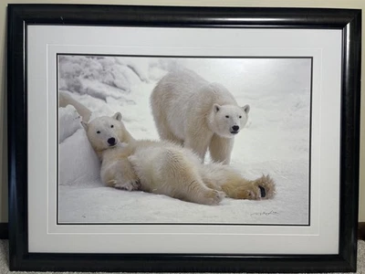 Thomas D. Mangelsen Signed Polar Bear Limited Edition 287/3500 Photograph Art - Image 1 of 4