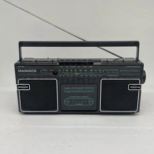 VINTAGE Magnavox D8060 Stereo Radio Cassette Recorder Ghettoblaster Ghettoblaster - Bild 1 von 8
