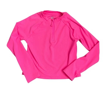 Andy & Evan 女孩粉色防撞长袖游泳衬衫 L 码 (12/14) 全新带标签 — 第 1/4 张图片