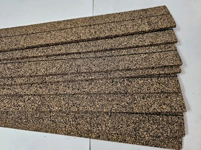 (8) ea. Midwest 3013 HO Scale Cork Roadbed - 36" sections - New Style - Image 1 of 3