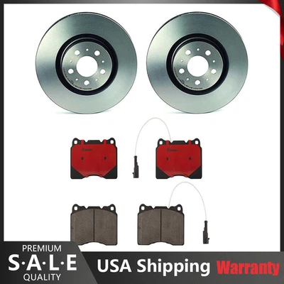 Brembo Front Brake Kit Disc Rotors & Ceramic Pads For Volvo S60 04-07 L5 2.5L R - Изображение 1 из 4