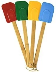 Good Cook Set of 4 Silicone Spatulas with Bamboo Handles  - Image 1 of 1