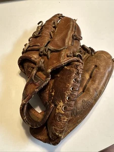 Vintage ALFONSO “CHICO” CARRASQUEL Nokona Leather Baseball Mit RARE - Picture 1 of 9