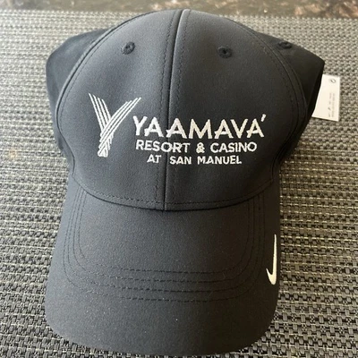 Nike Hat Cap golf Adult Unisex Dri-fit black YAAMAVA adjustable SnapBack tennis  - Image 1 of 4