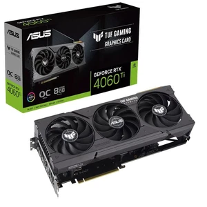 Asus TUF Gaming RTX 4060Ti 8GB video card GDDR6 OC Edition 2655 MHz HDMI - Picture 1 of 5