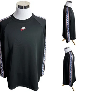 Nike T-Shirt Herren Gr. Large L Schwarz Sportbekleidung Red Tag Retro Taped Red Tag - Bild 1 von 15