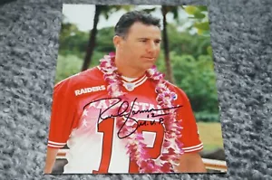 RAIDERS RICH GANNON SIGNED PRO BOWL 8X10 PHOTO W/MVP INSC - Picture 1 of 1