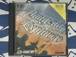 Dungeon Explorer PC Engine Hu Card PCE Hudon HC 63015 Japan JP Game VG Via - Picture 1 of 11