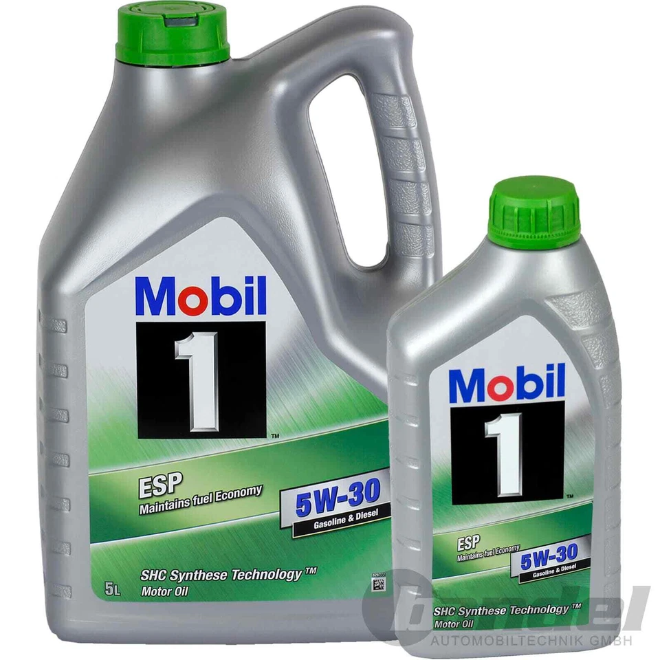 6L MOBIL 1 ESP 5W30 154294+154270 MOTORÖL SHC Synthese Technologie