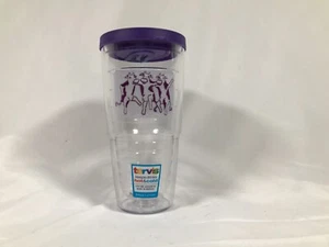 Bicchiere Tervis Purple Happy Dancing Cows 24 oz 8,125 pollici con coperchio viola senza cannuccia - Foto 1 di 18