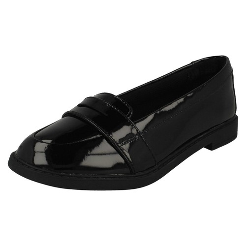 "Mocassini slip on stile bambina Clarks"" scarpe da scuola mocassino in scala K"