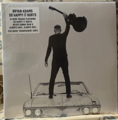 Sealed New LP Record Vinyl BRYAN ADAMS So happy it hurst LIMITED transparent LP - Image 1 of 2