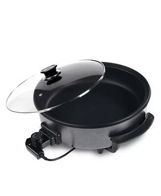 Elektrische Bratpfanne Pizza Pan Pizzapfanne Partypfanne Multipfanne groß klein - Bild 1 von 2